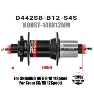 Novatec D442SB-B12-S4S 12x148 32H