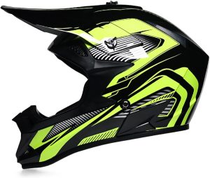 Fullface DOT Yellow + 100% Goggles