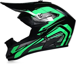 Fullface DOT Green + 100% Goggles